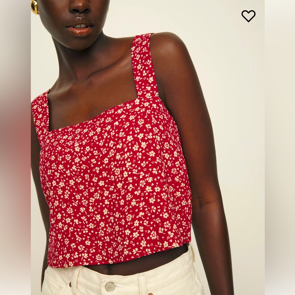 Reformation Lorin Top - Size Large - New!